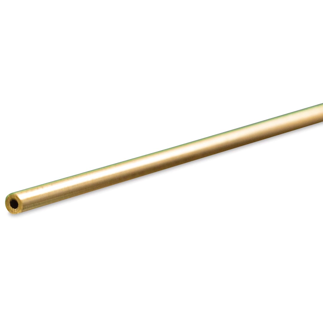 Open in modal - K&S Metal Tubing - Brass, Round, 1/16" Diameter, 36"