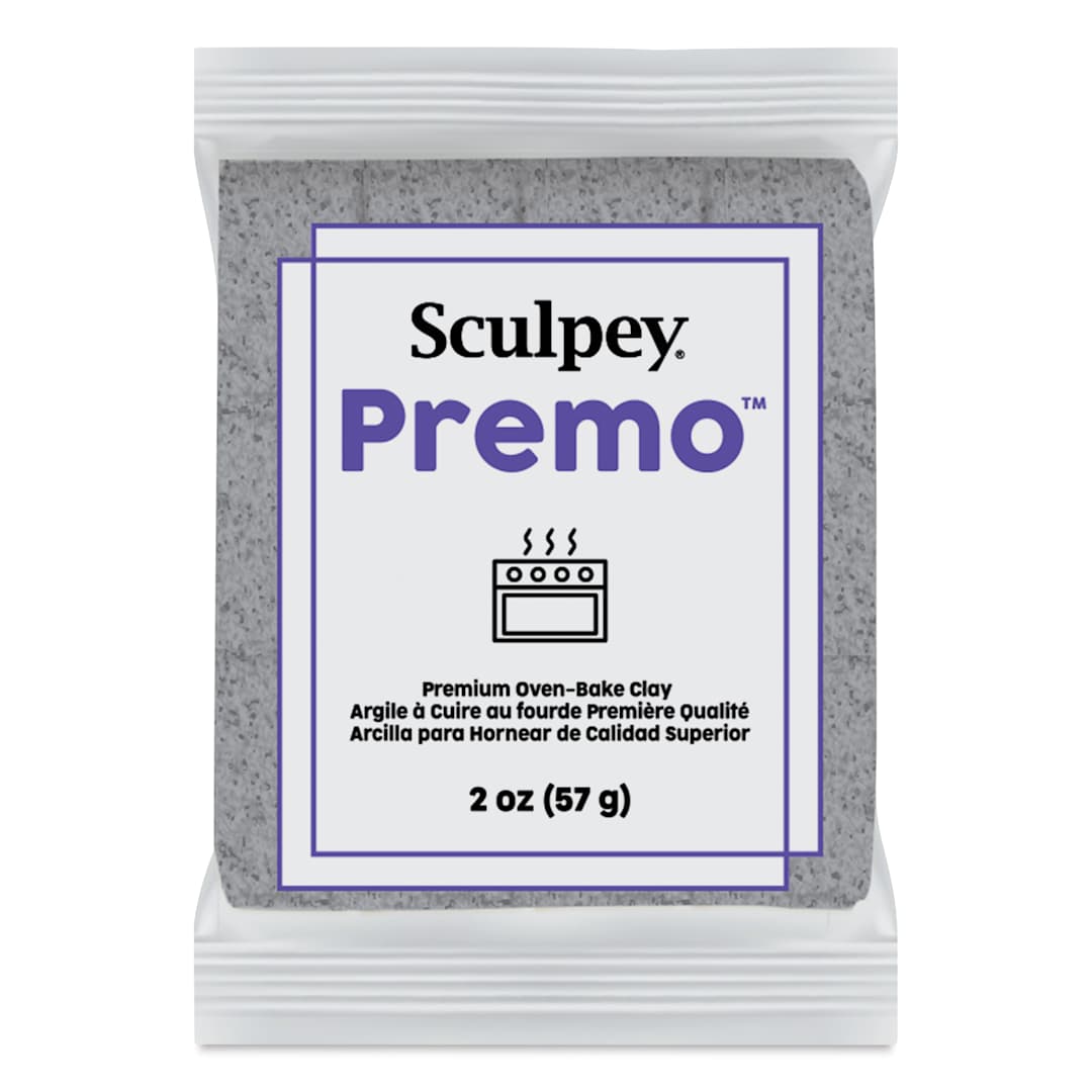 Open in modal - Sculpey Premo - 2 oz, Granite Gray