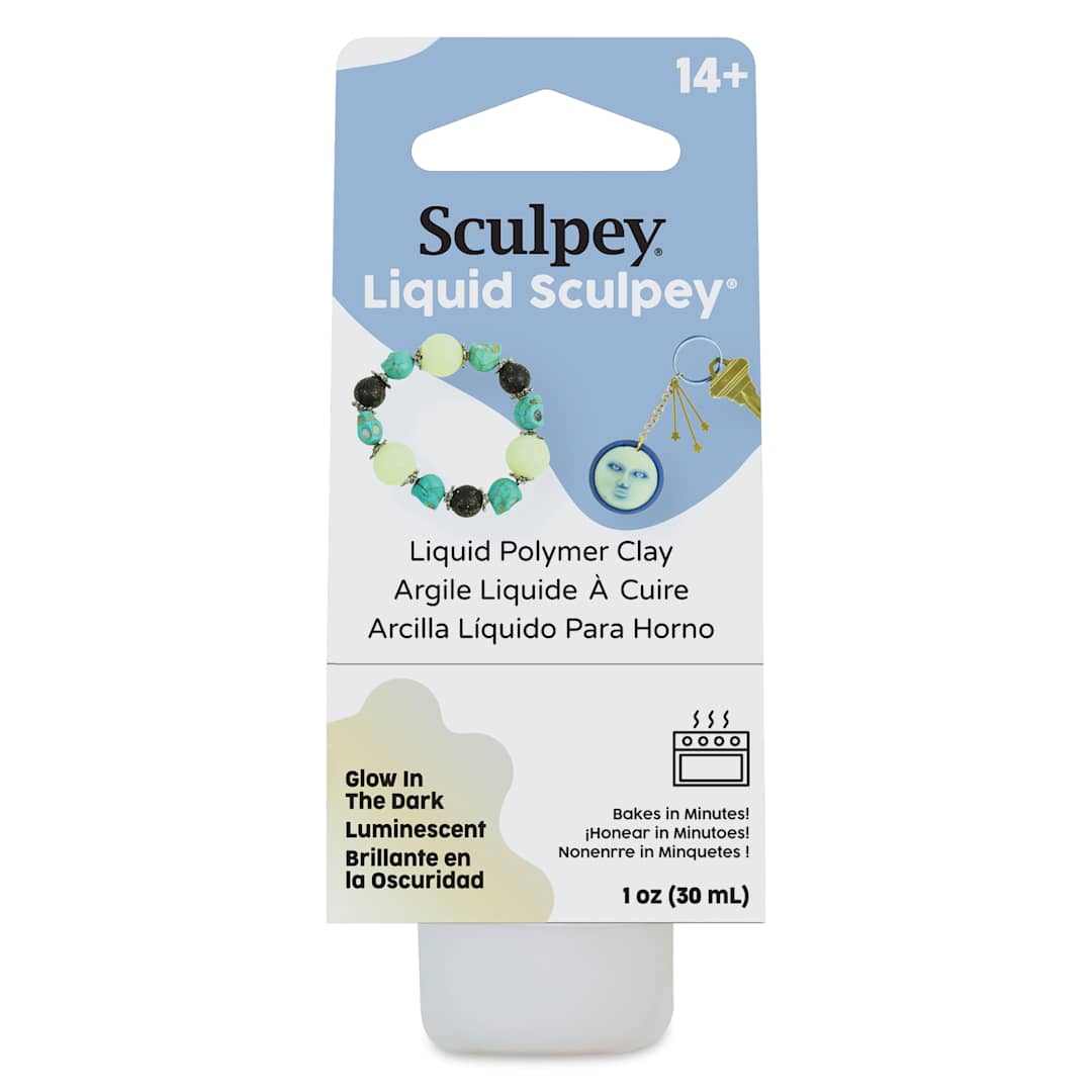 Open in modal - Liquid Sculpey - Glow, 1 oz front of packaging