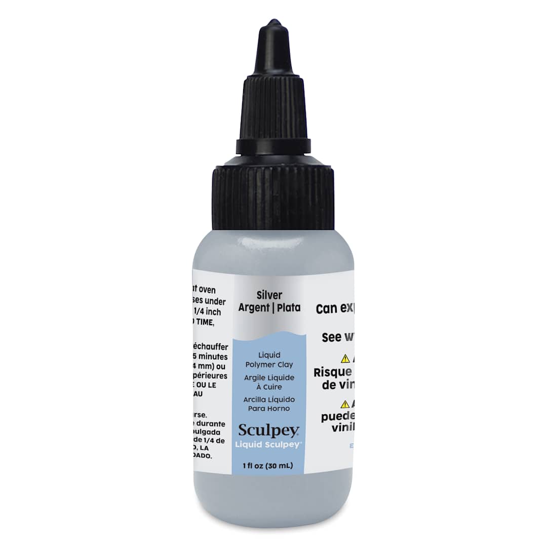 Open in modal - Liquid Sculpey - Metallic Silver, 1 oz