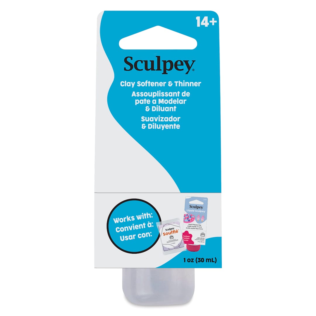 Open in modal - Sculpey Clay Softener and Thinner - 1 oz front of packaging