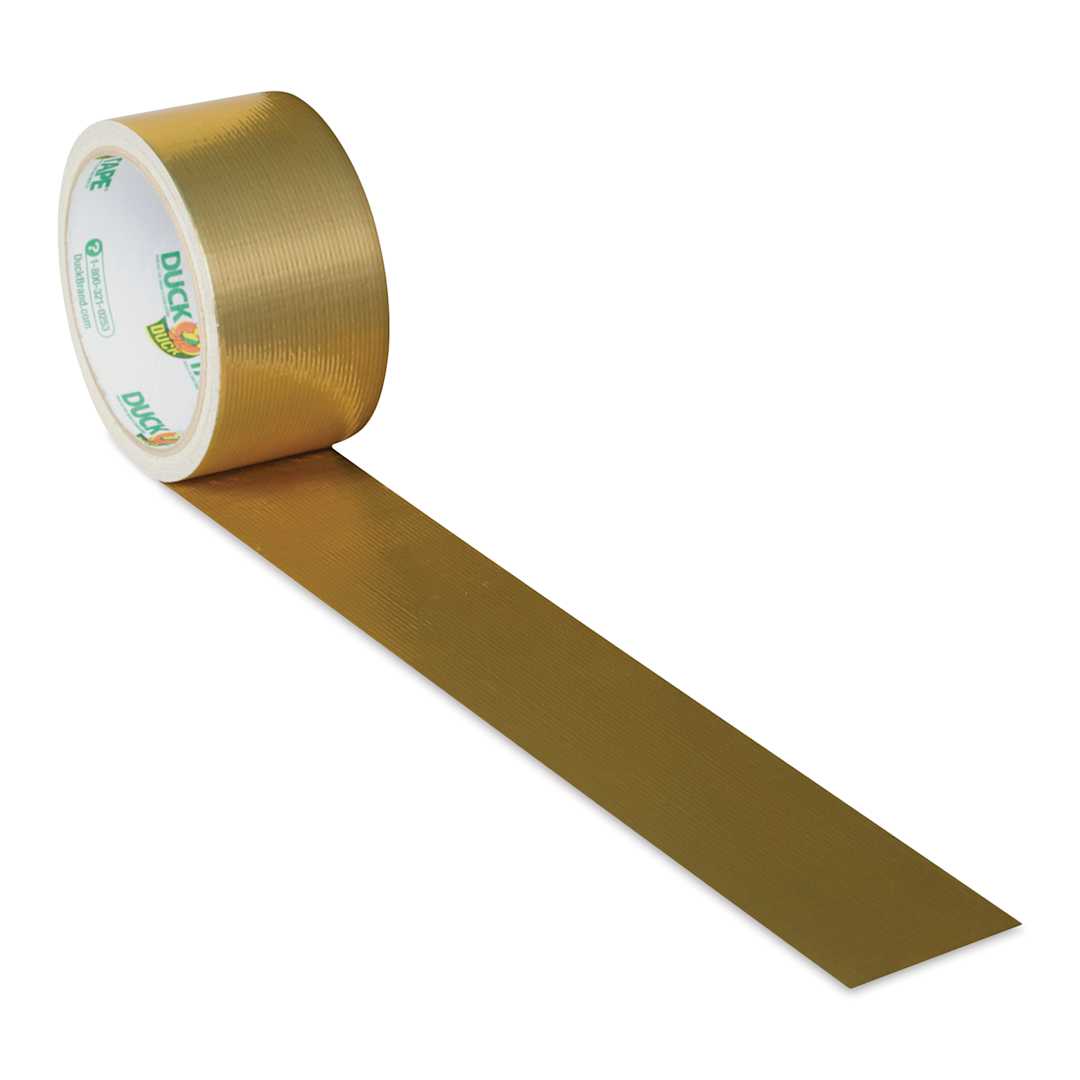 Open in modal - ShurTech Color Duck Tape - 1.88" x 15 yds, Metallic Gold