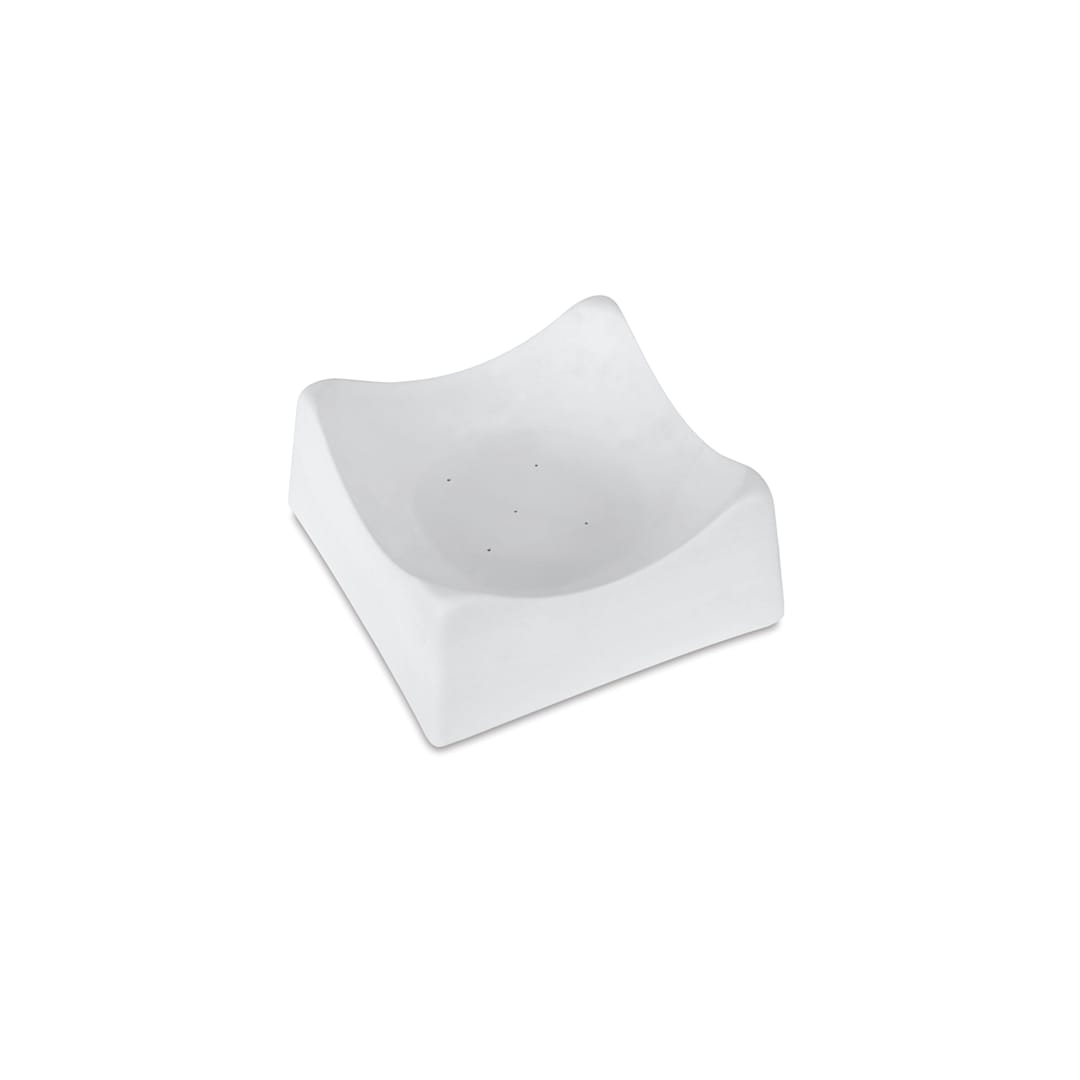 Open in modal - Fuseworks Glass Slump Mold - Rounded Sides, 3" x 3"