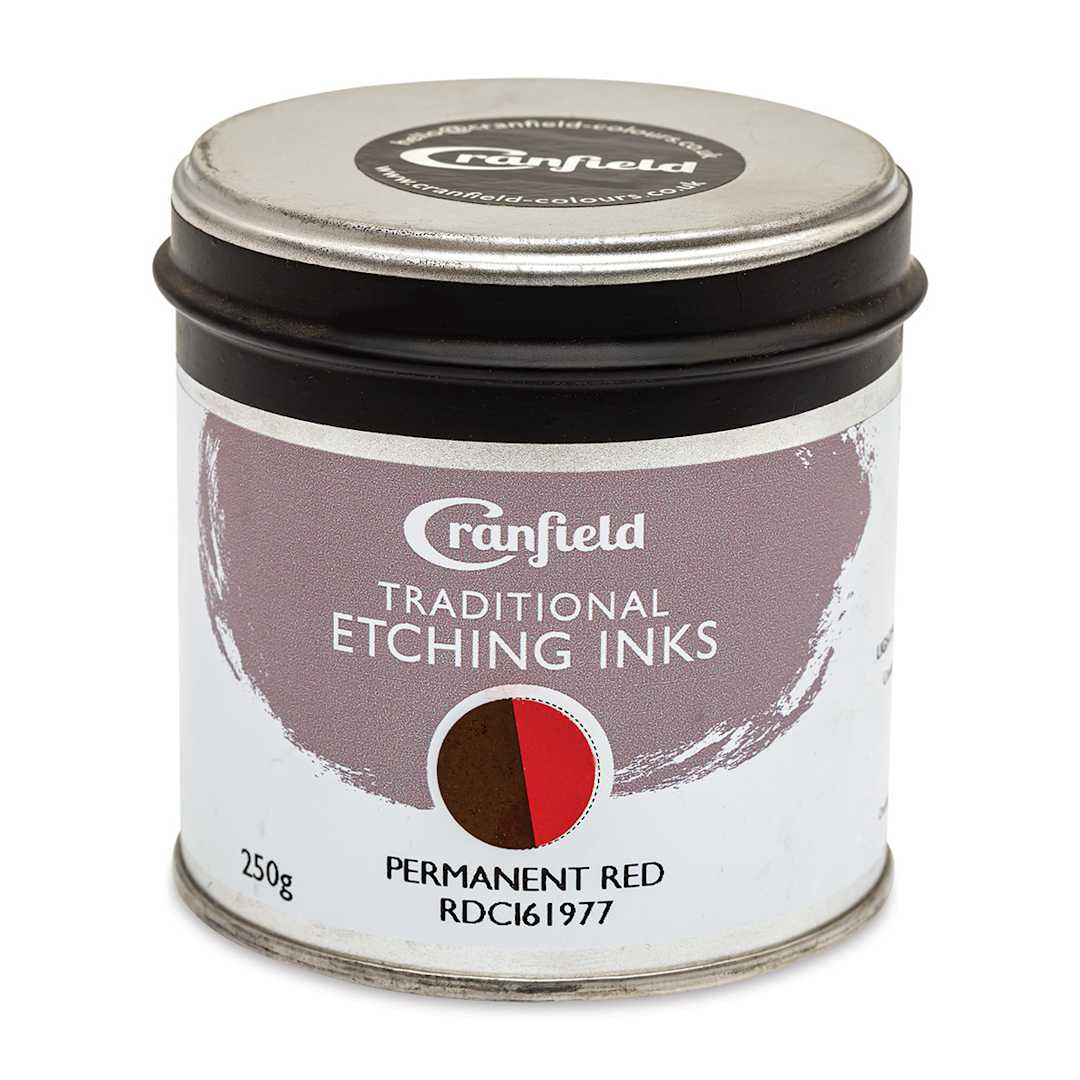 Open in modal - Cranfield Traditional Etching Ink - Permanent Red, 250 g - front