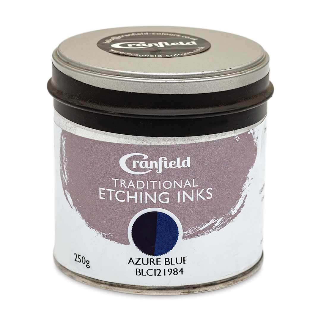 Open in modal - Cranfield Traditional Etching Ink - Azure Blue, 250 g - front