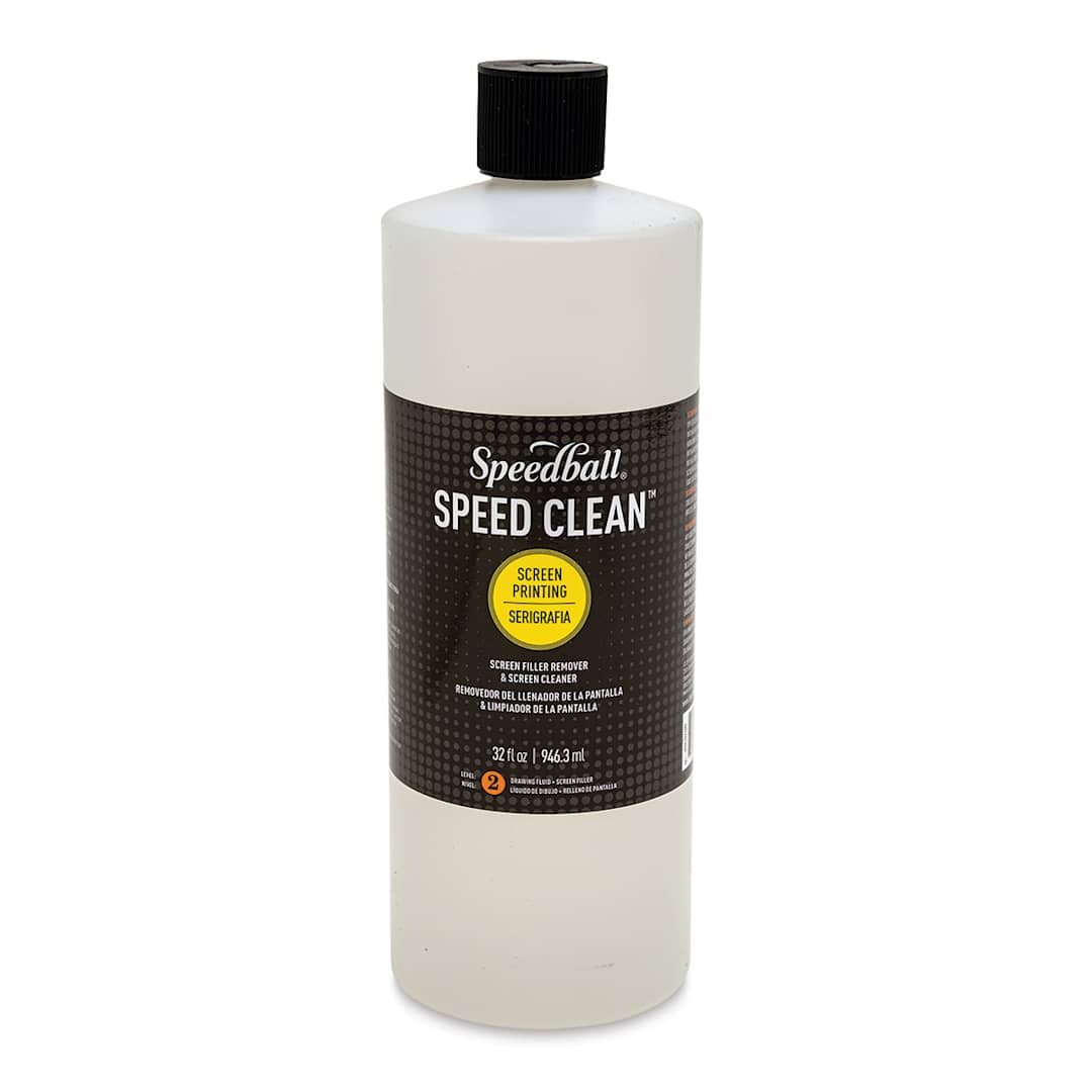 Open in modal - Speedball Speed Clean Screen Cleaner - Squeeze Bottle, 32 oz