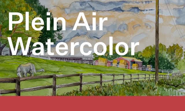 Open in modal - Sketchbook Skool's Plein Air Watercolor Workshop