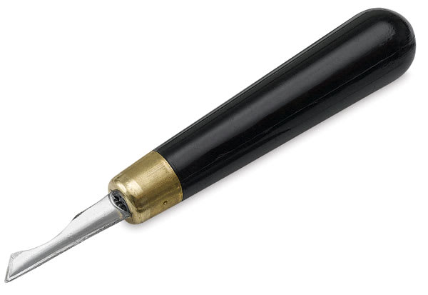 Open in modal - RGM Linoleum Knives -Left Angle view of Chisel 310