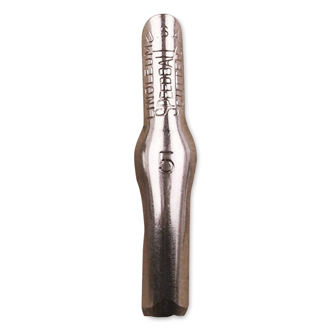 Open in modal - Speedball Linoleum Cutter - Pkg of 12, No. 5 Large U-Gouge