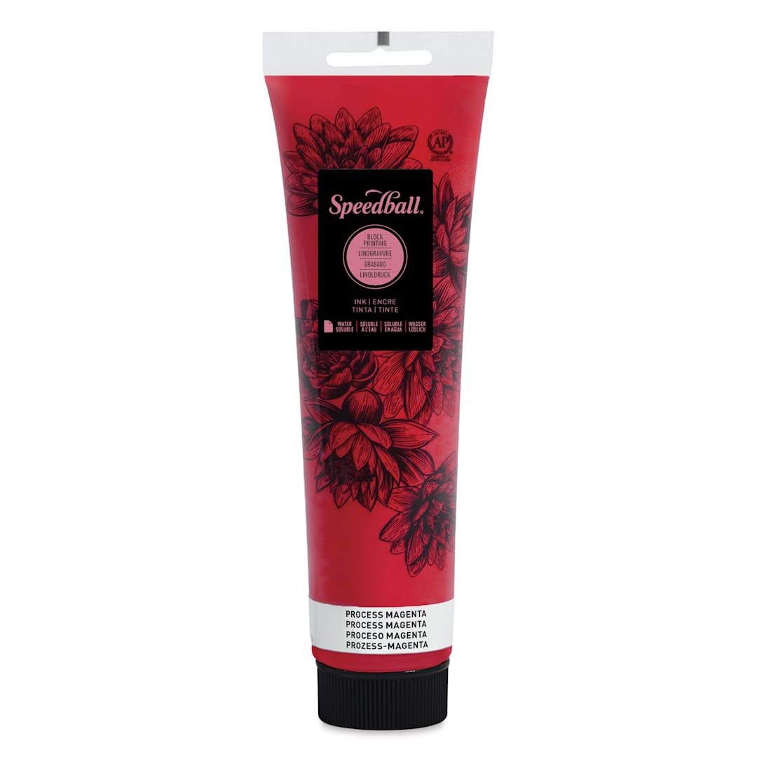 Open in modal - Speedball Water-Soluble Block Printing Ink - Process Magenta, 5 oz