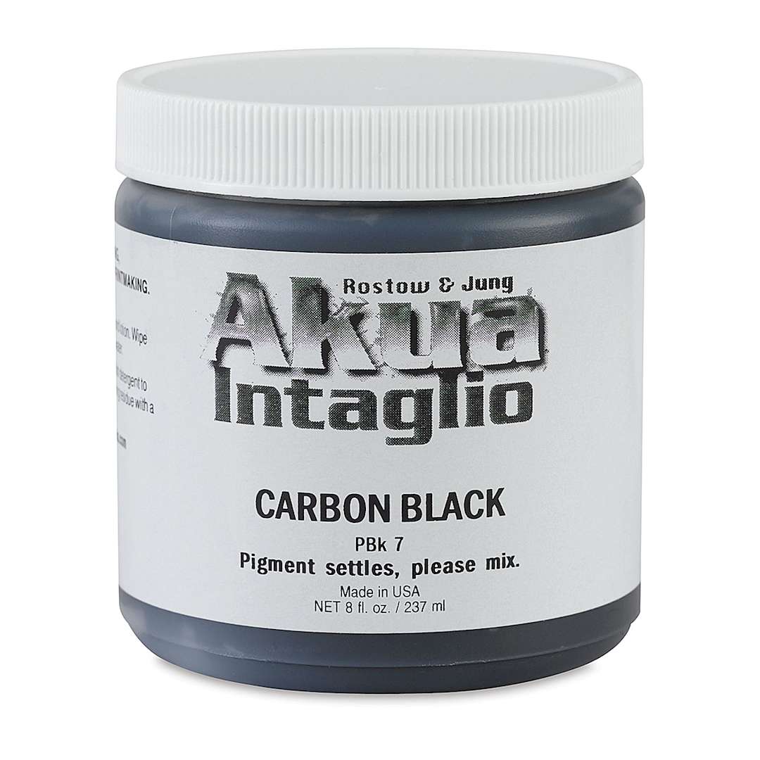 Open in modal - Akua Intaglio Ink - Carbon Black, 237 ml