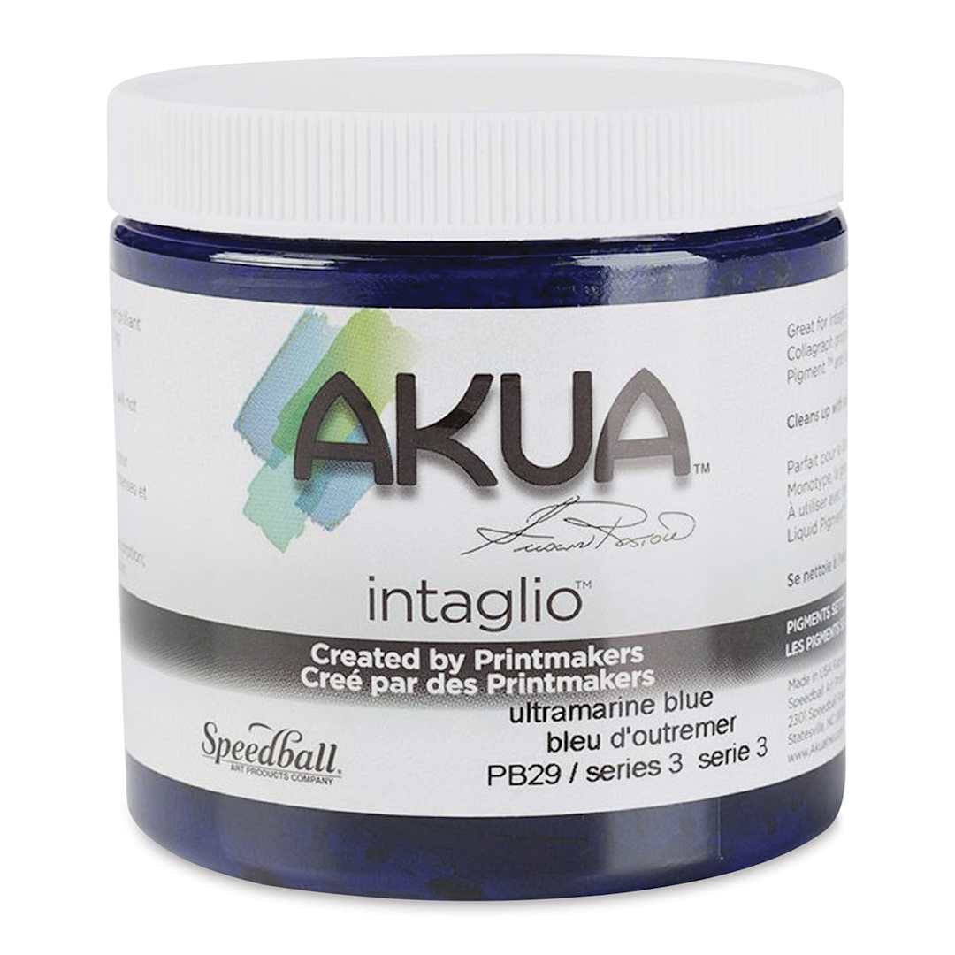 Open in modal - Akua Intaglio Ink - Ultramarine Blue, 237 ml