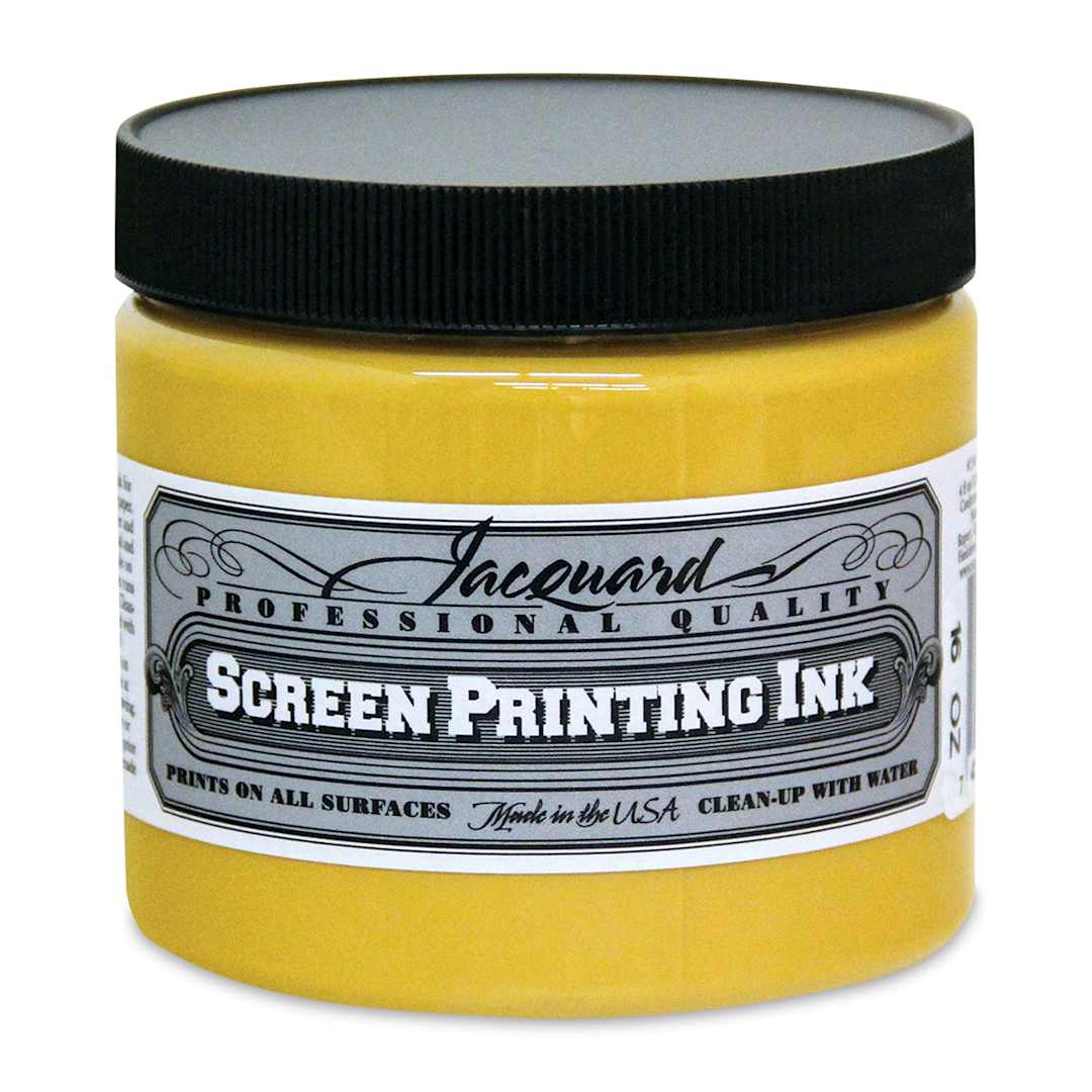 Open in modal - Jacquard Screen Printing Ink - Opaque Ochre, 16 oz