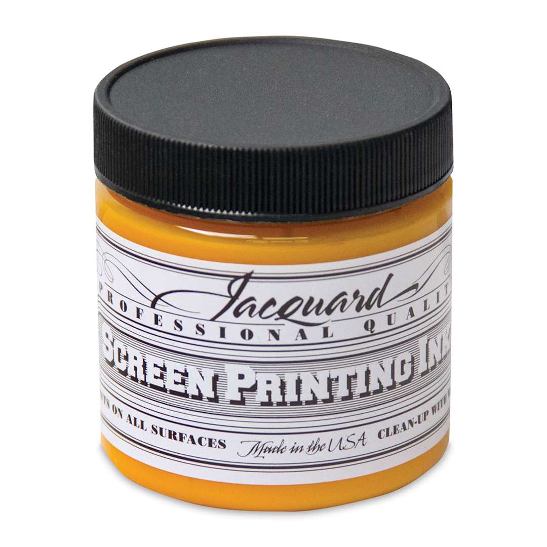 Open in modal - Jacquard Screen Printing Ink - Golden Yellow, 4 oz