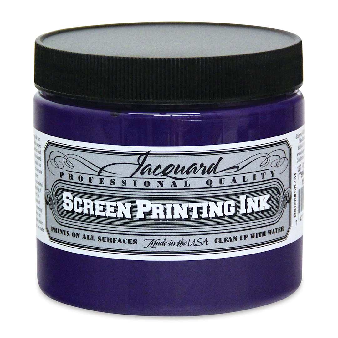 Open in modal - Jacquard Screen Printing Ink - Opaque Violet, 4 oz