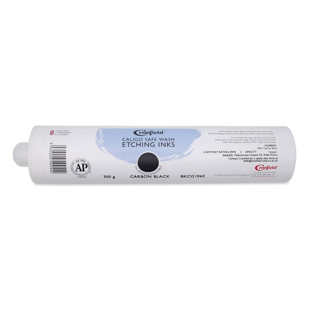 Open in modal - Cranfield Caligo Safe Wash Etching Ink Cartridge - Carbon Black, 300 g
