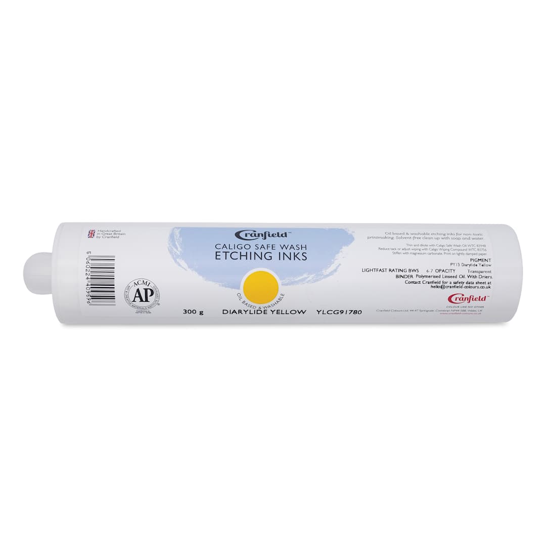 Open in modal - Cranfield Caligo Safe Wash Etching Ink Cartridge - Diarylide Yellow, 300 g