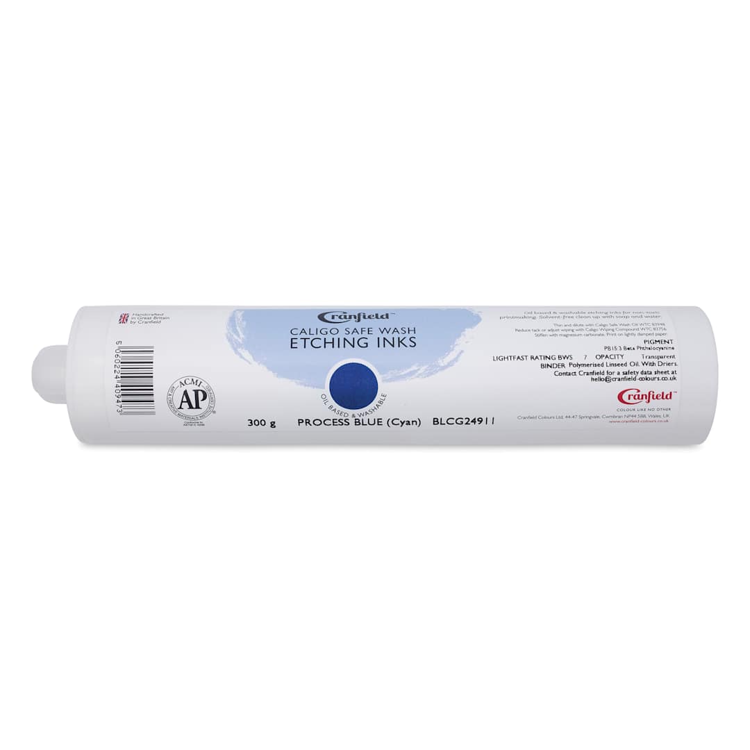 Open in modal - Cranfield Caligo Safe Wash Etching Ink Cartridge - Process Blue (Cyan), 300 g
