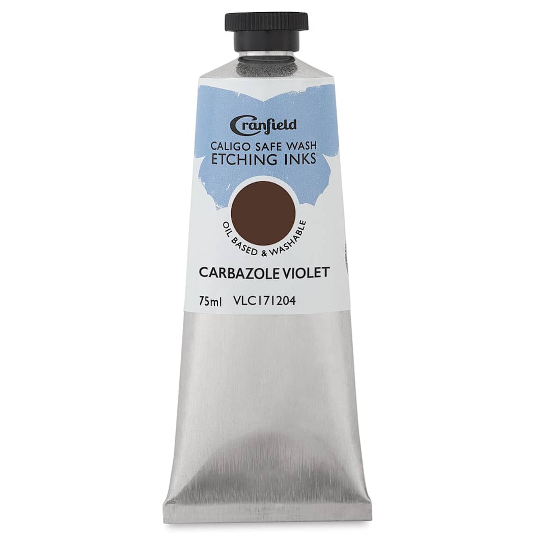 Open in modal - Cranfield Caligo Safe Wash Etching Ink - Carbazole Violet, 75 ml Tube