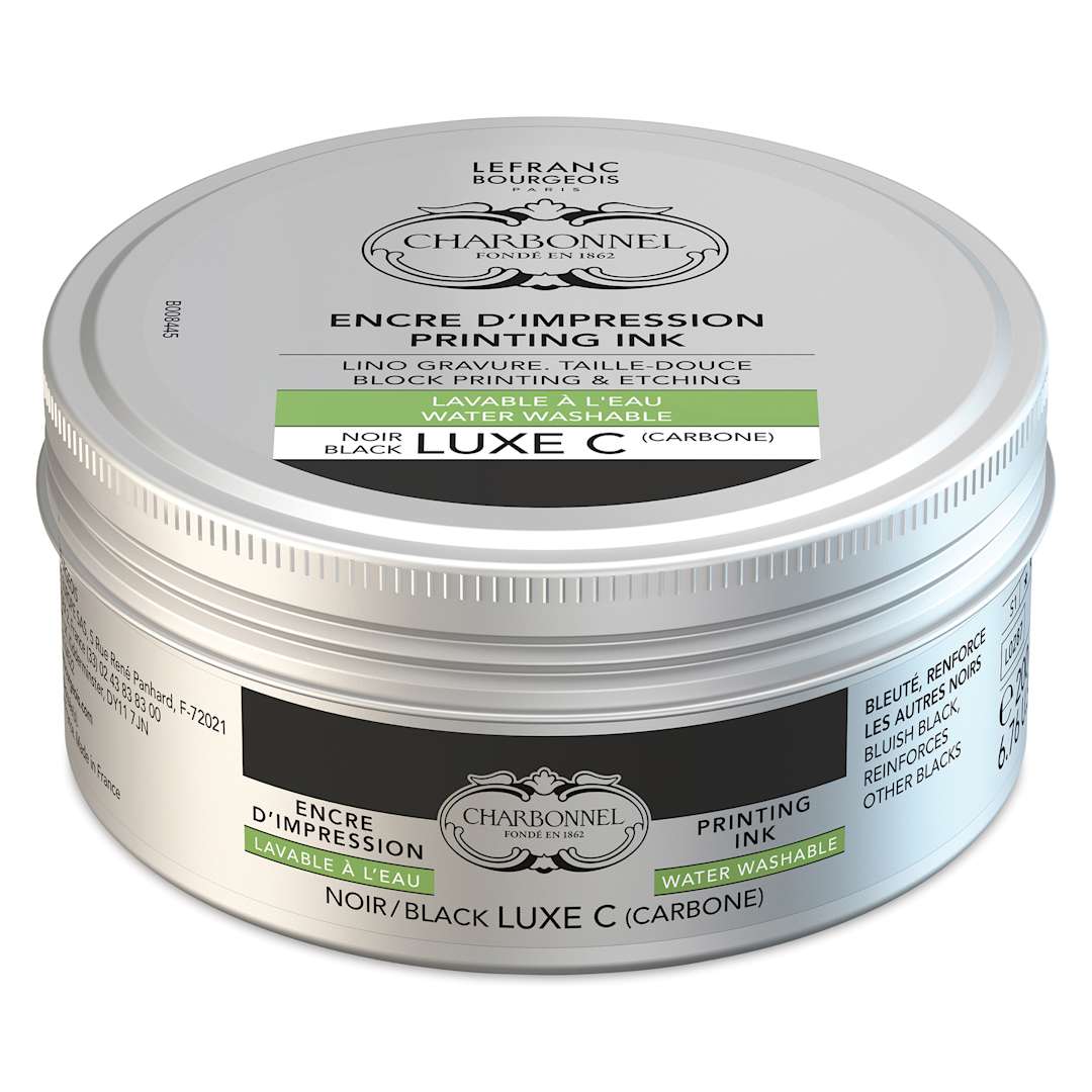 Open in modal - Charbonnel Water Washable Printing Ink - Black Luxe C, 200 ml