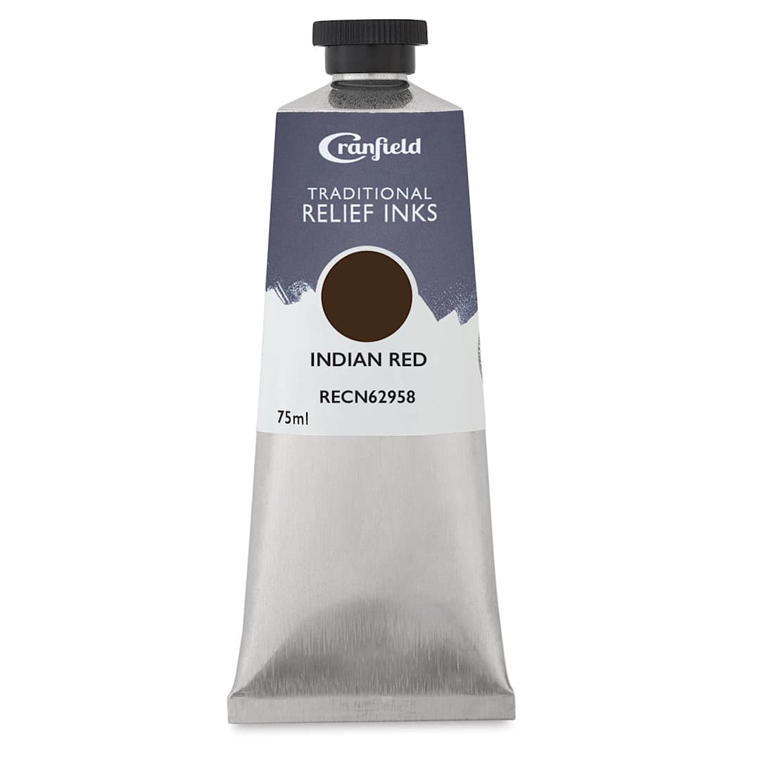Open in modal - Cranfield Traditional Relief Ink - Indian Red, 75 ml