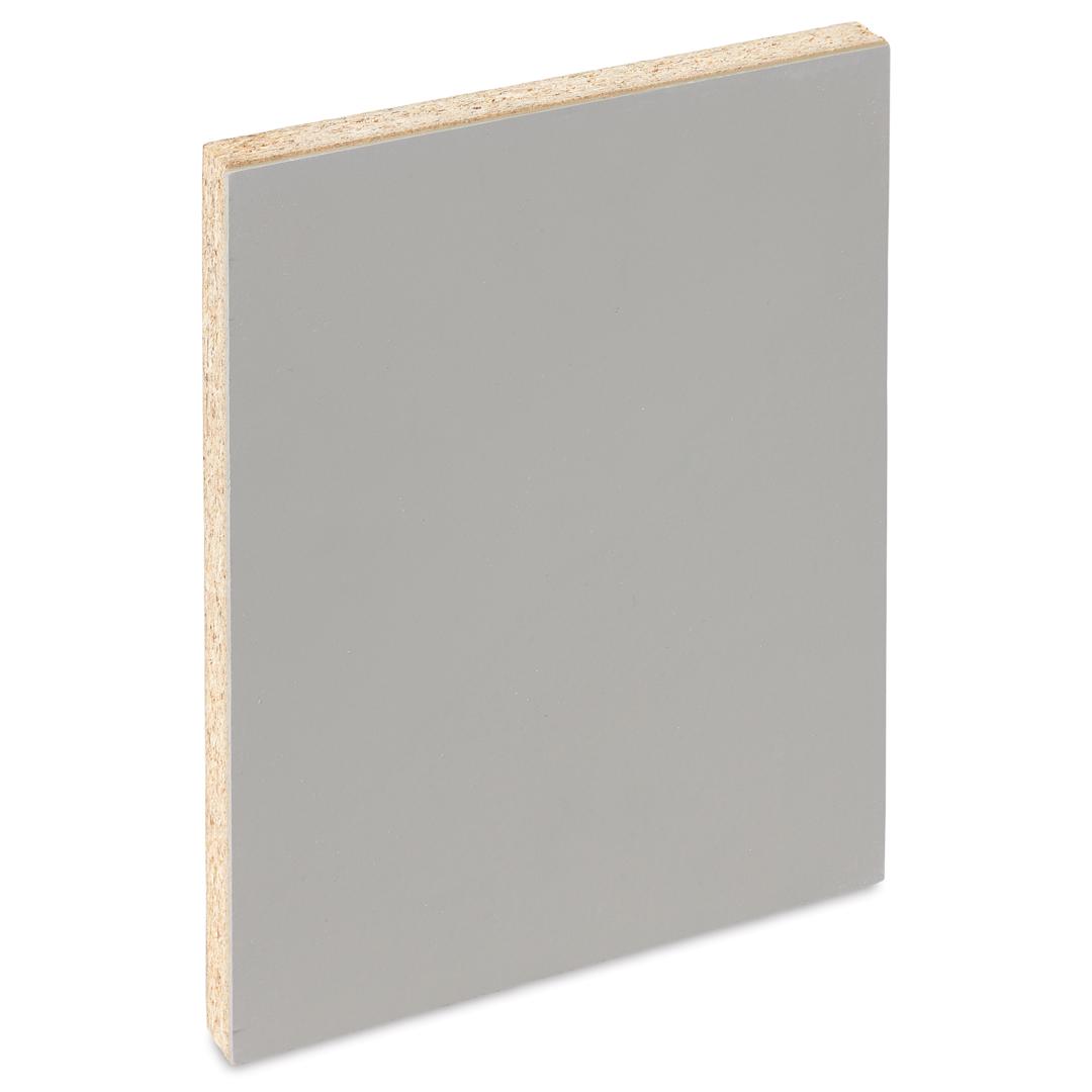 Open in modal - Blick Battleship Gray Linoleum - Block, 9" x 12", Mounted