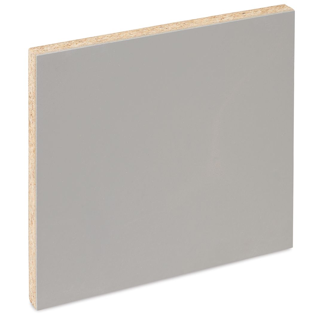 Open in modal - Blick Battleship Gray Linoleum - Block, 12" x 12", Mounted