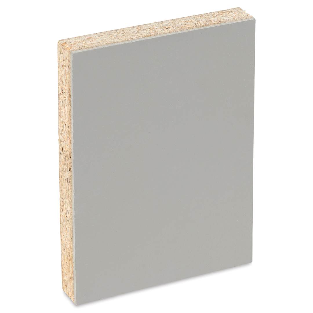 Open in modal - Blick Battleship Gray Linoleum - Block, 5" x 7", Mounted