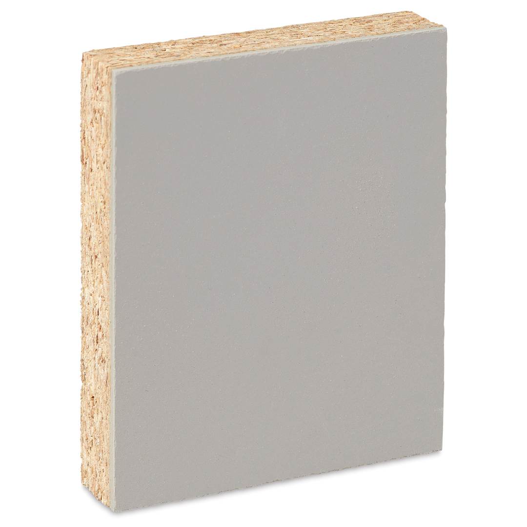 Open in modal - Blick Battleship Gray Linoleum - Block, 4" x 5", Mounted