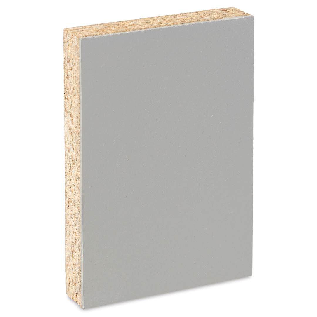 Open in modal - Blick Battleship Gray Linoleum - Block, 4" x 6", Mounted