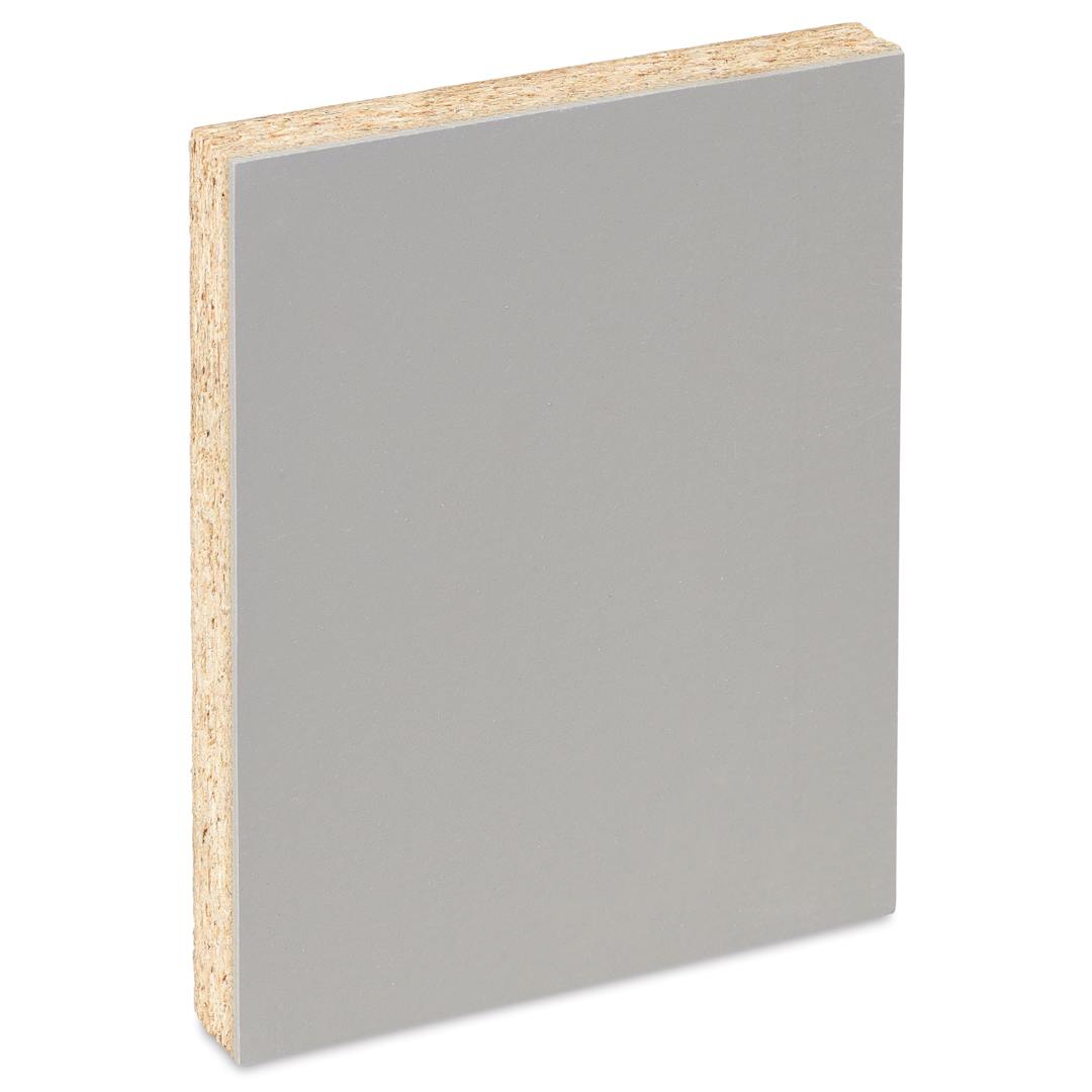 Open in modal - Blick Battleship Gray Linoleum - Block, 6" x 8", Mounted