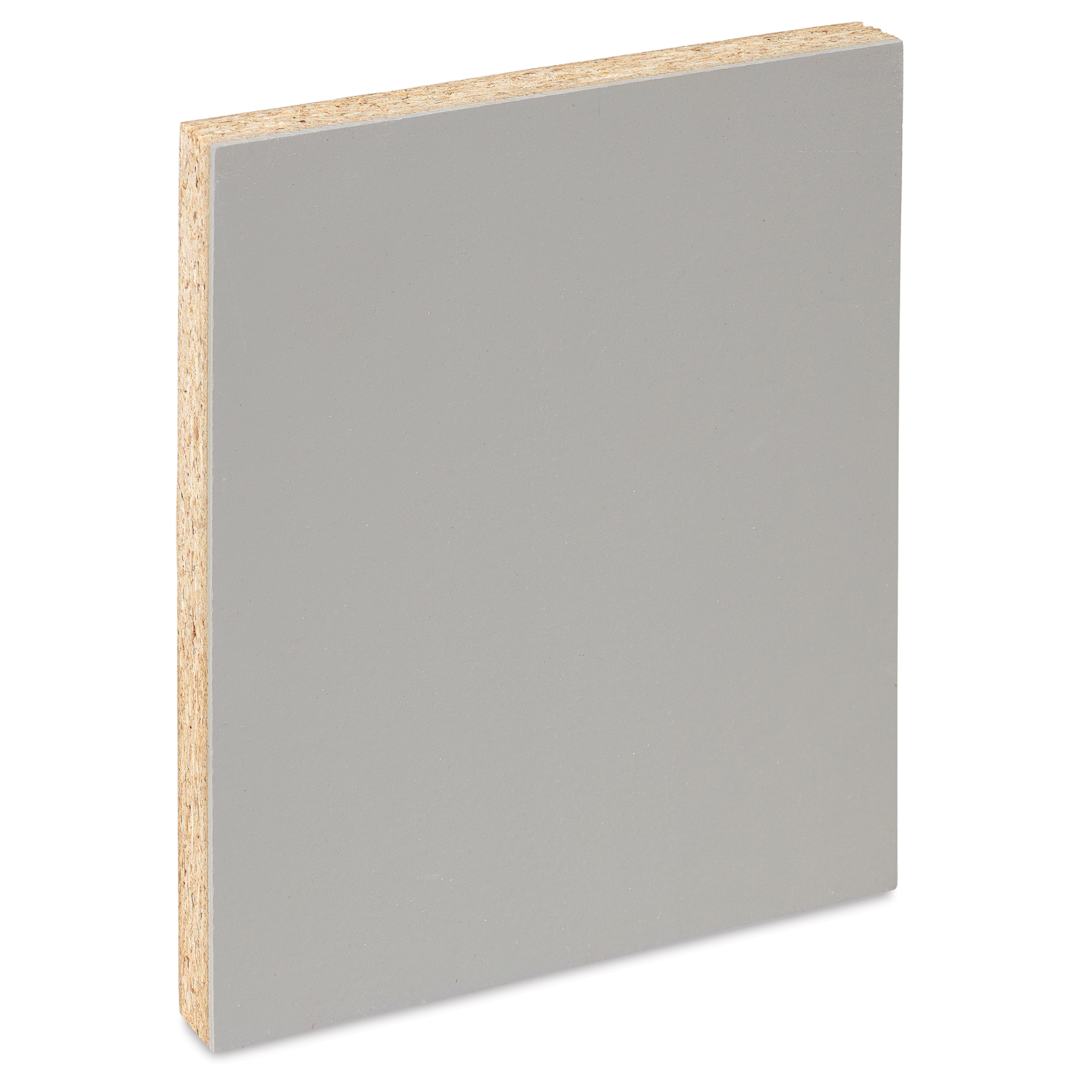 Open in modal - Blick Battleship Gray Linoleum - Block, 8" x 10", Mounted