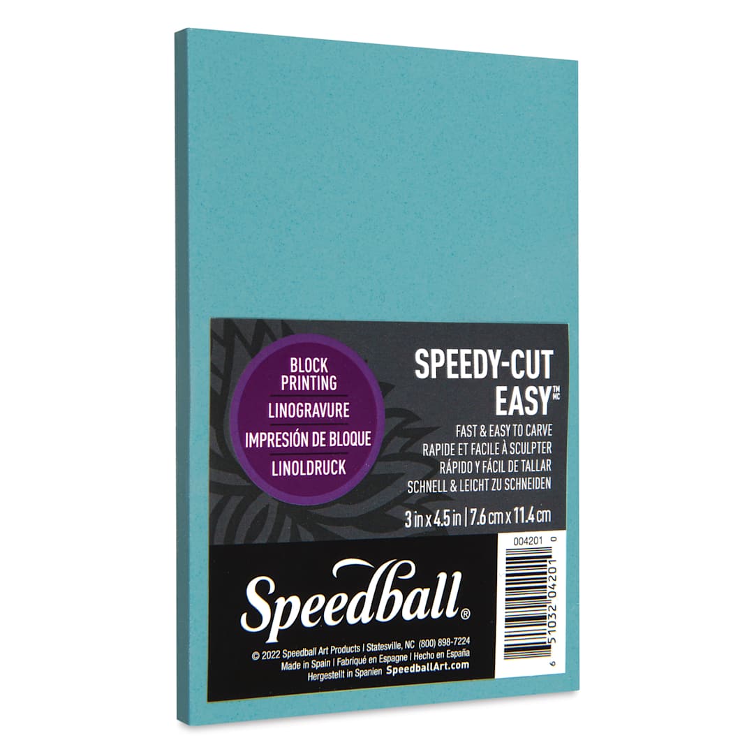 Open in modal - Speedball Speedy-Cut Easy Blocks - 3" x 4-1/2", at an angle