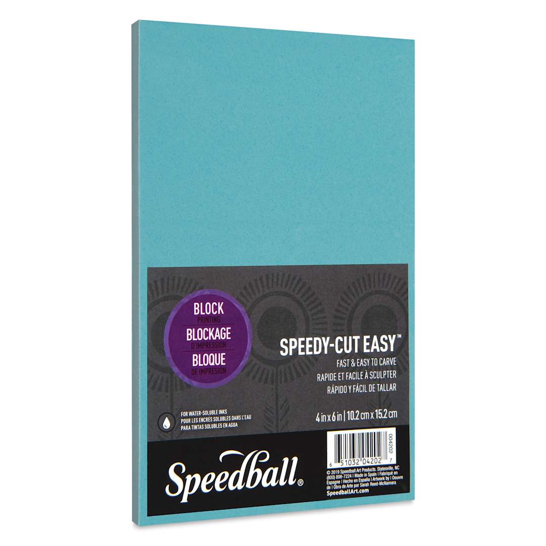 Open in modal - Speedball Speedy-Cut Easy Blocks - 4" x 6", at an angle