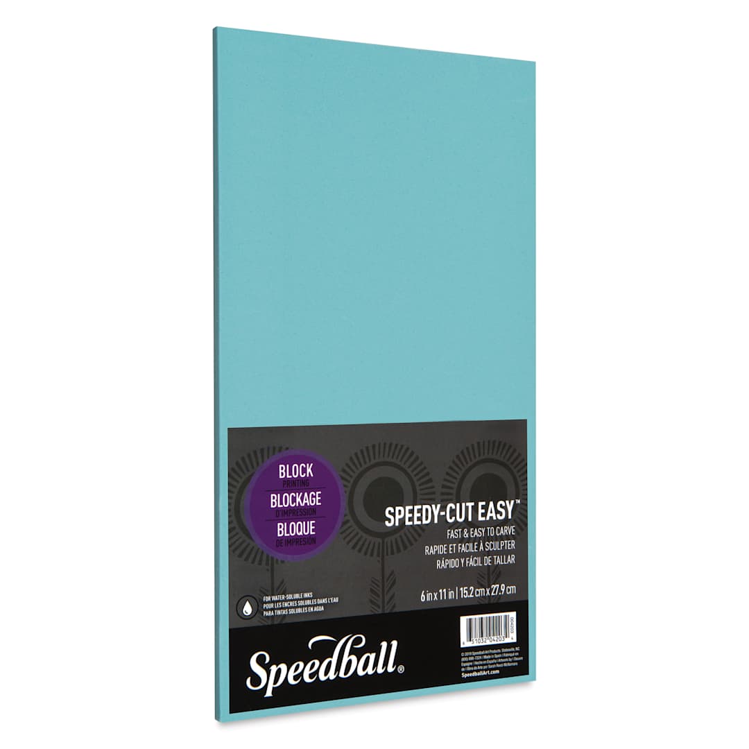 Open in modal - Speedball Speedy-Cut Easy Blocks - 6" x 11", at an angle