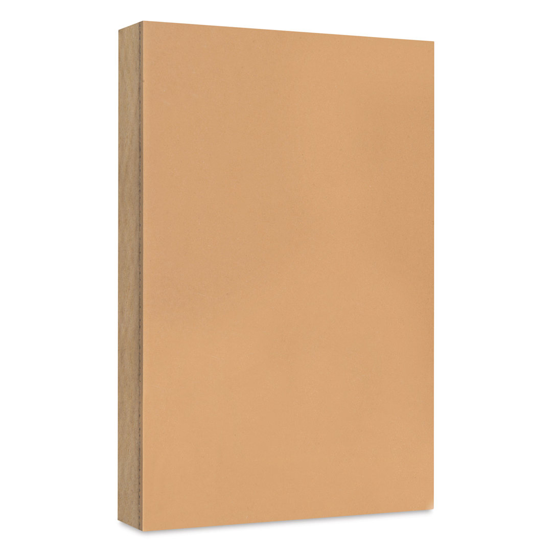 Open in modal - Speedball Mounted Linoleum Block - 4" x 6", front of block