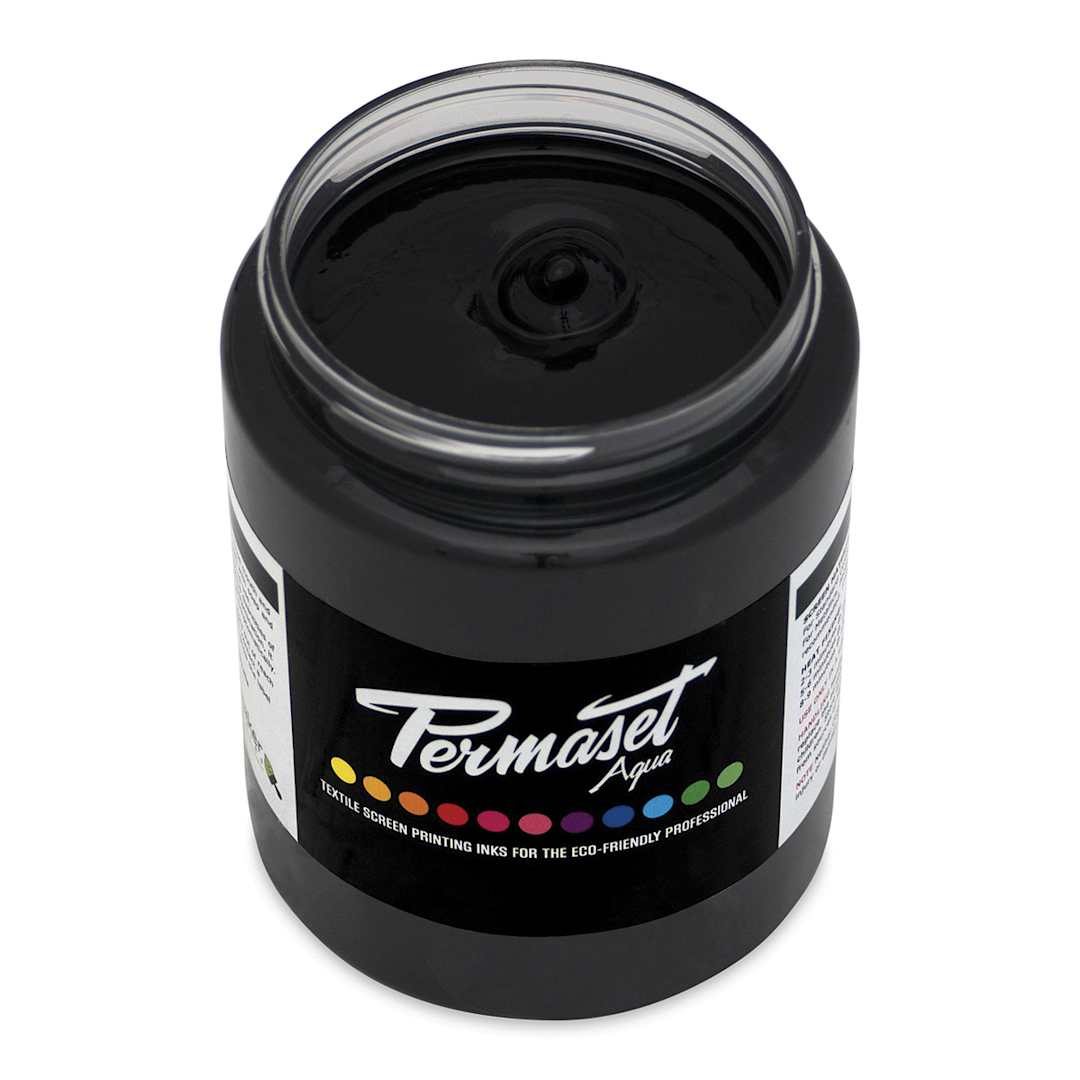 Open in modal - Permaset Aqua Fabric Ink - Supercover Black, 300 ml