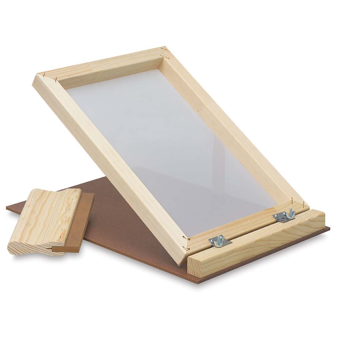 Open in modal - Standard Grade Screen Printing Unit - 12" x 18", Unit with 9" Squeegee
