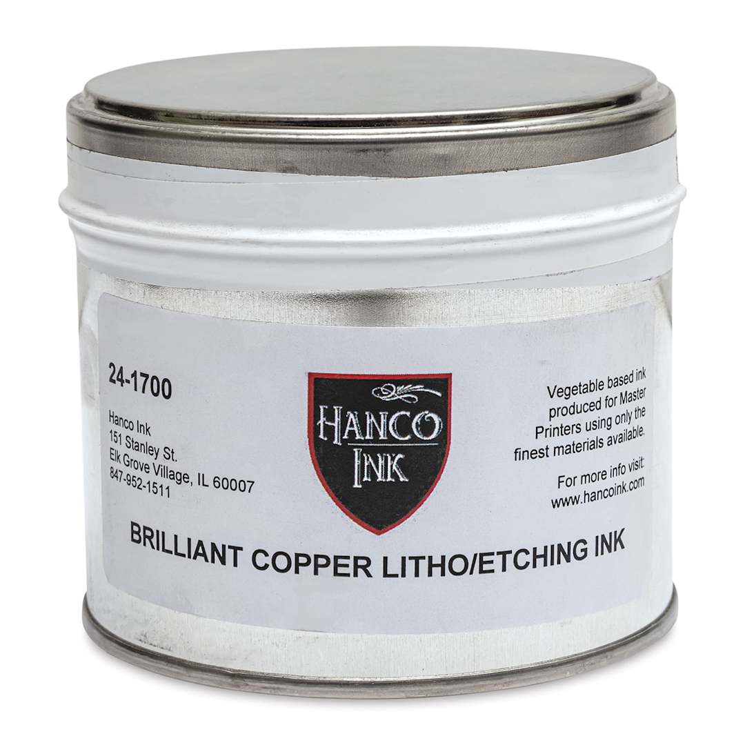 Open in modal - Hanco Litho Ink - 1 lb, Brilliant Copper - front