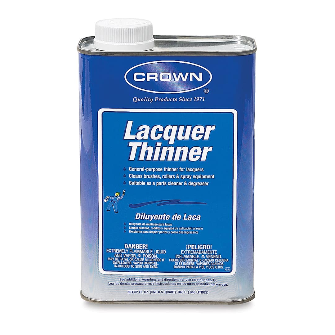 Open in modal - Crown Lacquer Thinner - Front view of Can
