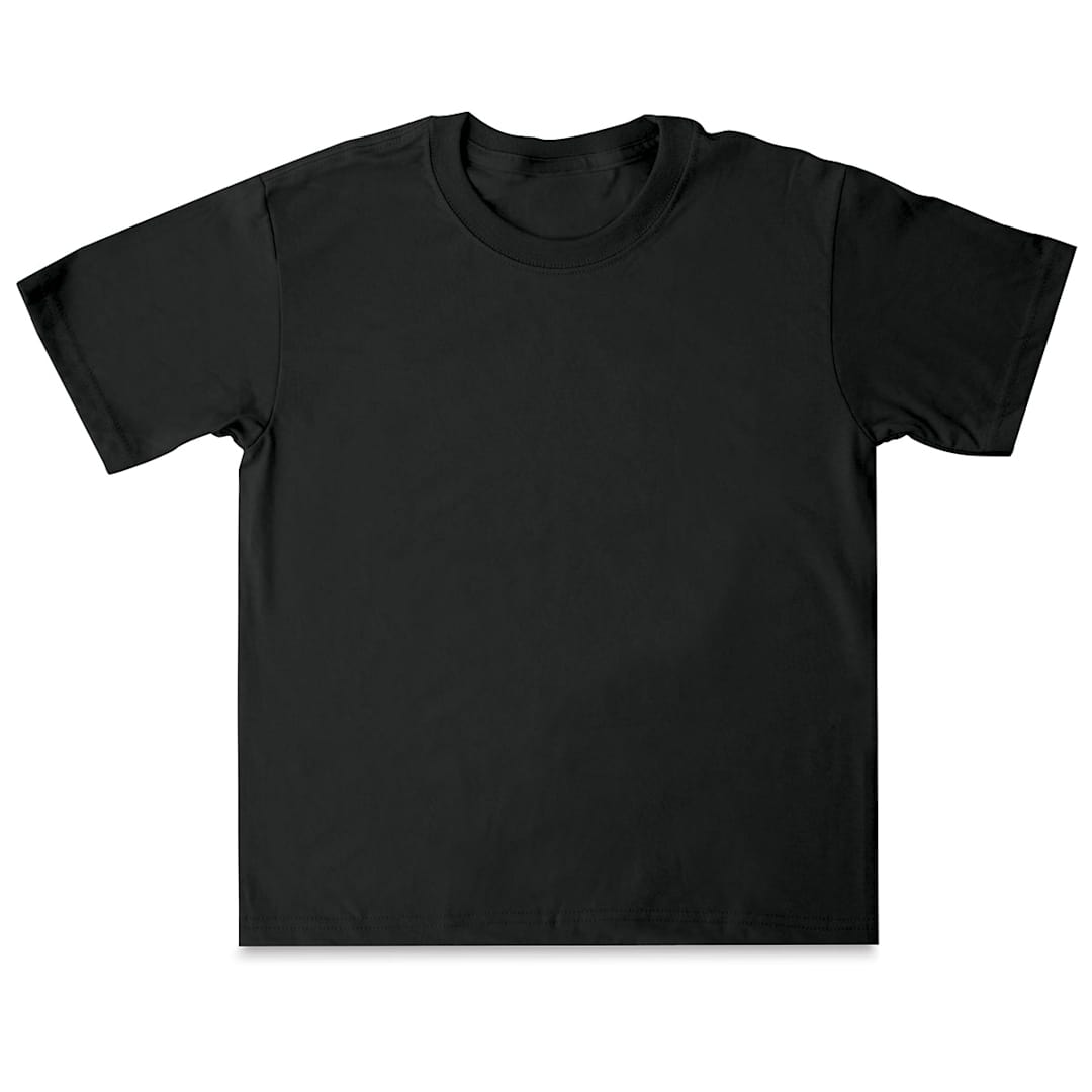 Open in modal - First Quality 50/50 T-Shirts, Youth Sizes - Black Small (6-8)