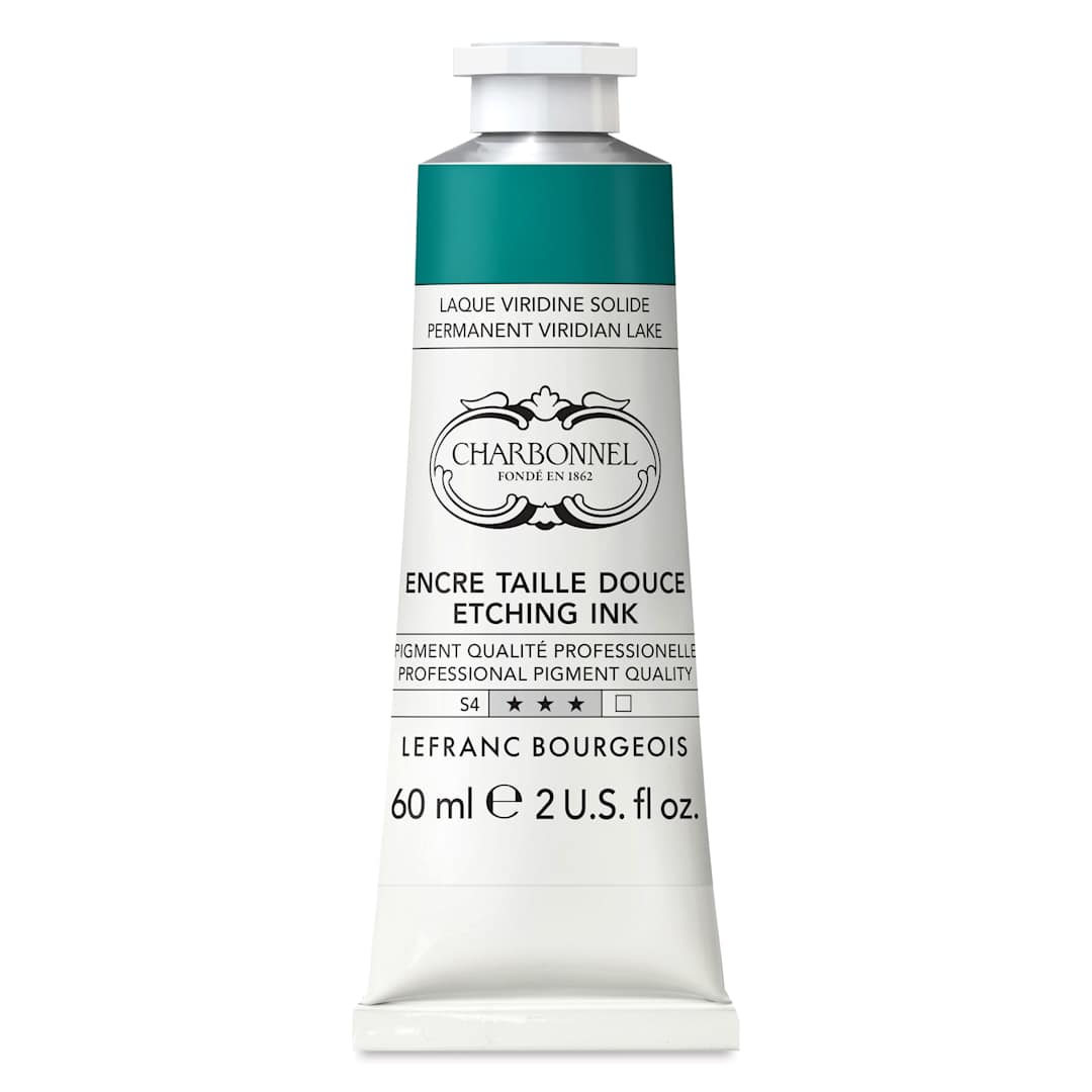 Open in modal - Charbonnel Etching Ink - Permanent Viridian Lake, 60 ml