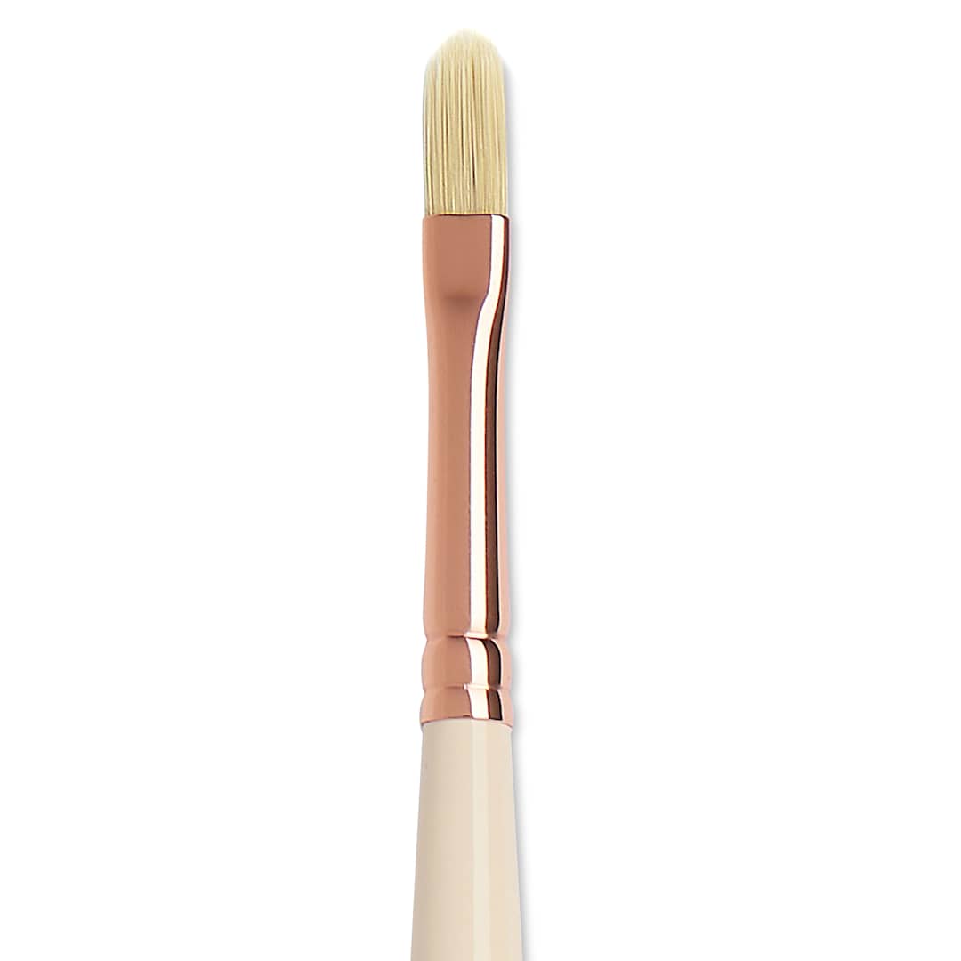 Open in modal - Blick x Raphaël L'Impressionniste Synthetic Bristle Brush - Filbert, Size 2, Long Handle