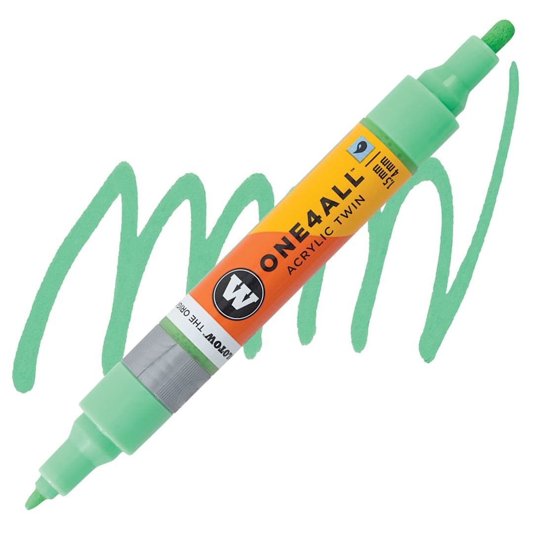 Open in modal - Molotow One4All Acrylic Twin Marker - Calypso Middle marker and swatch