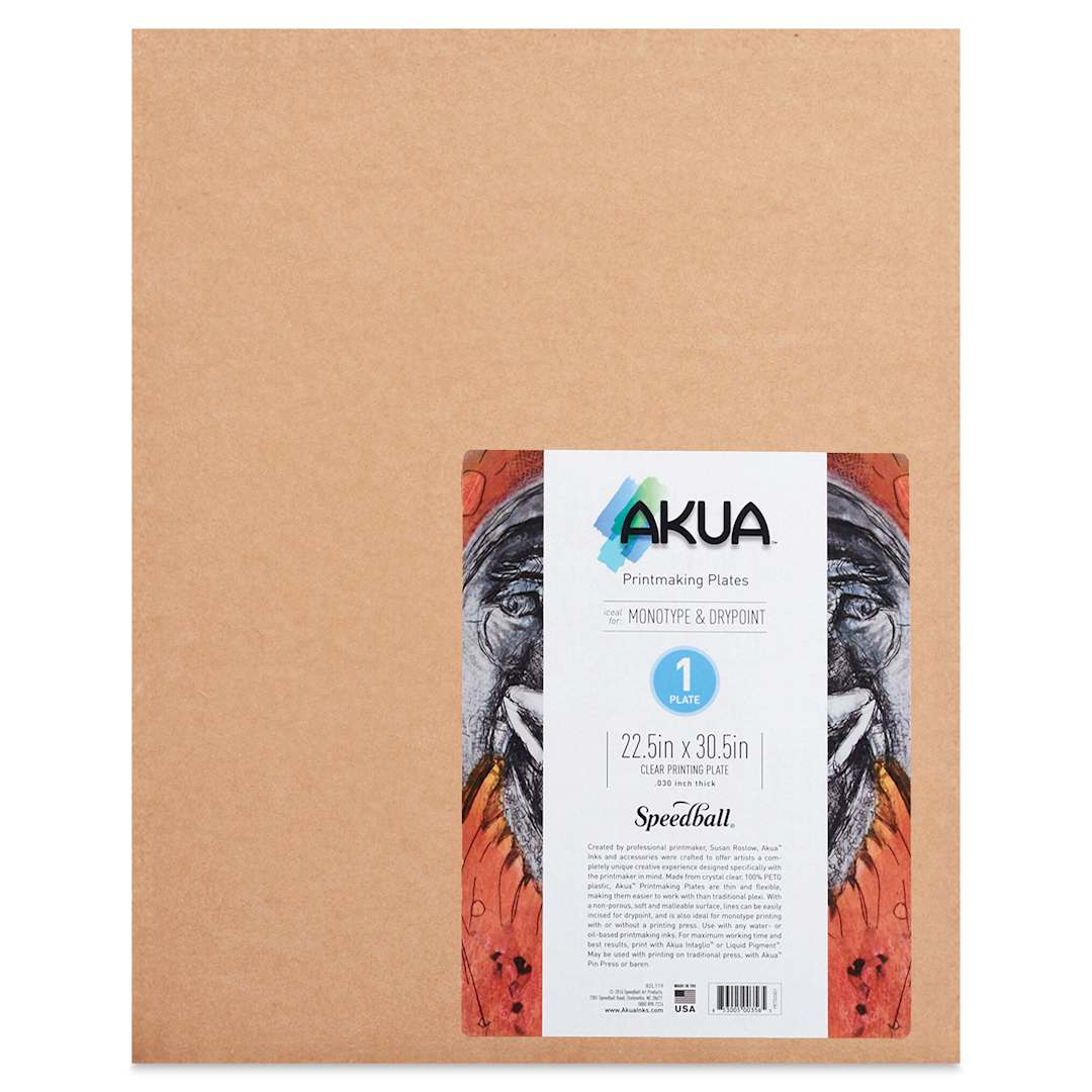 Open in modal - Akua Printmaking Plates - 22-1/2" x 30-1/2", Single Plate, label shown