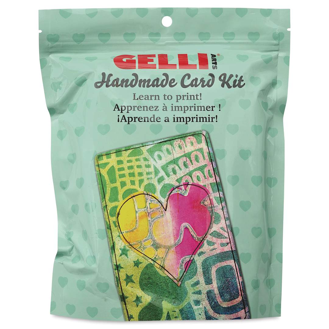 Open in modal - Gelli Arts Handmade Card Printing Kit, front of packaging
