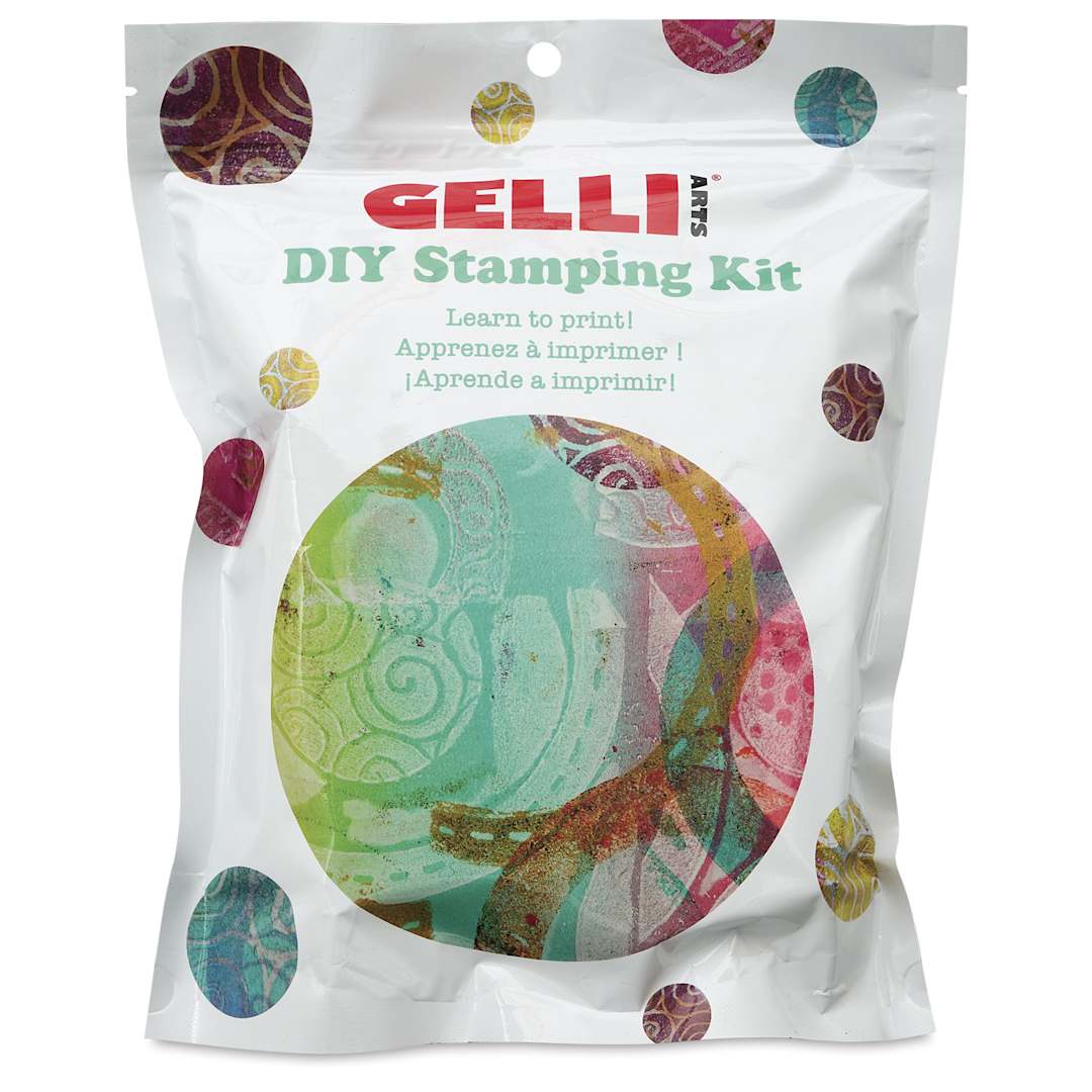 Open in modal - Gelli Arts DIY Stamping Kit front of packaging