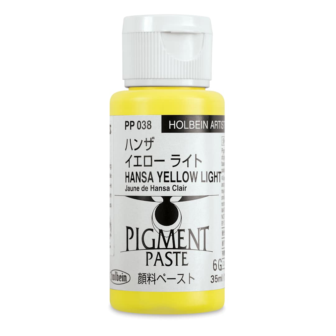 Open in modal - Holbein Tosai Pigment Paste - Hansa Yellow Light, 35 ml