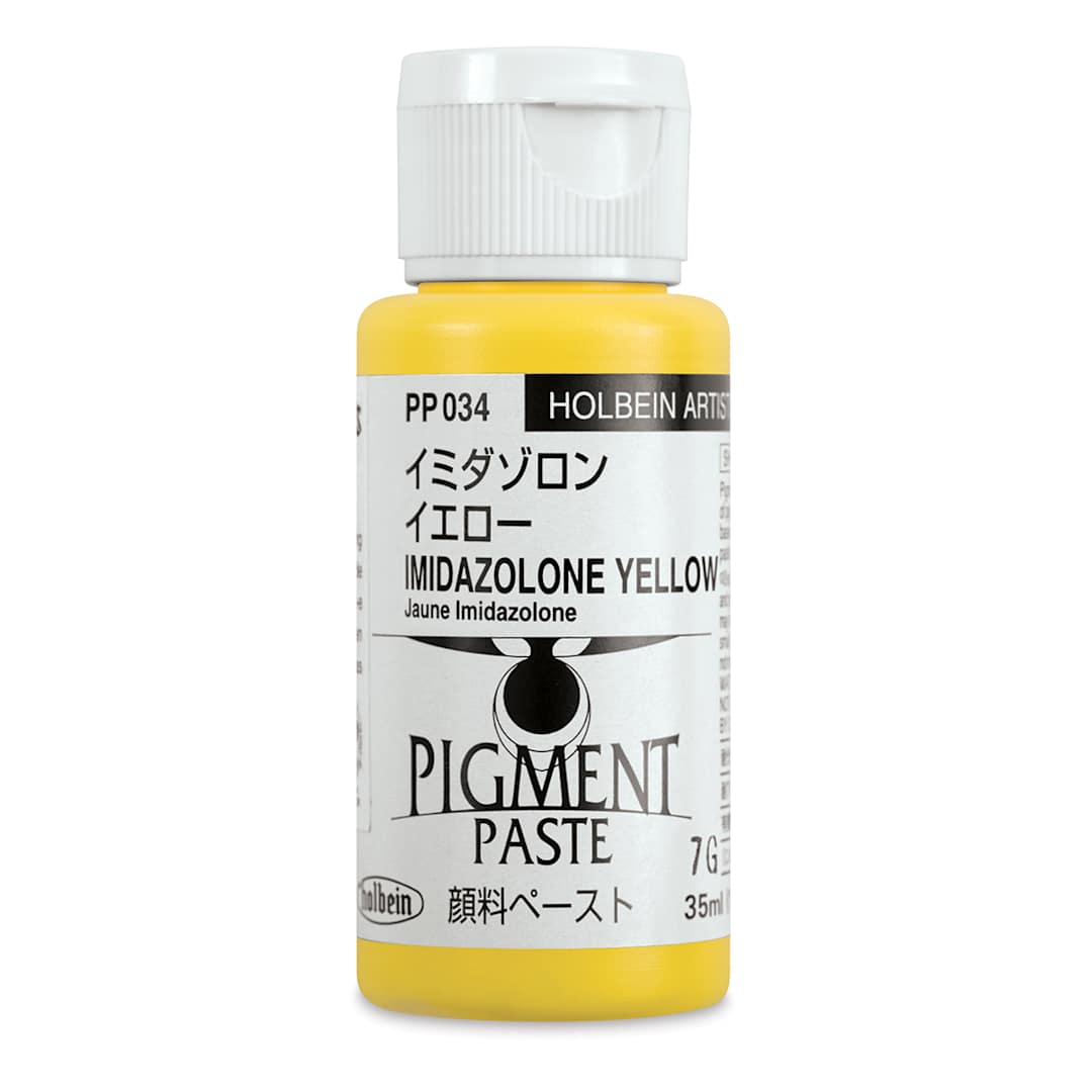 Open in modal - Holbein Tosai Pigment Pastes  - Single bottle of Imidazolone Yellow Paste