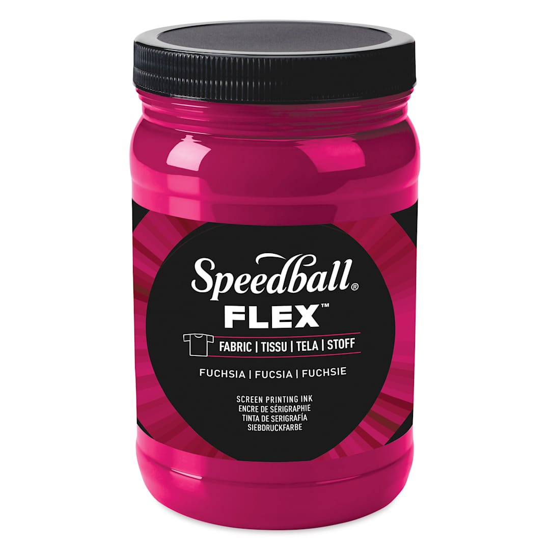 Open in modal - Speedball Flex Screen Printing Fabric Ink - Fuchsia, 32 oz